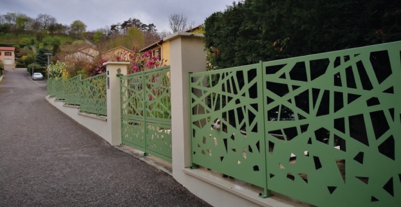 Clôture de la vie privée en plein air de clôtures décoratives de